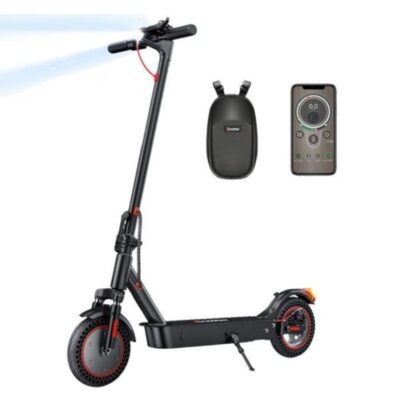 iScooter i9Max Elektroroller mit Tasche – Faltbar – 10 Zoll – 500 W – 36 V 10 Ah – 30–40 km Reichweite – Vorder- und Hinterradfederung